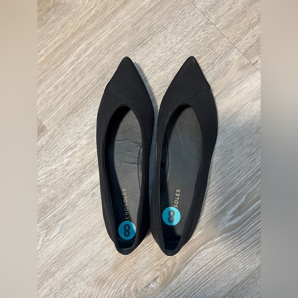 Aerosoles black flats